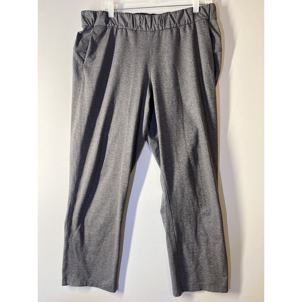 Lululemon Women's On The Fly Jogger Pant Size 12 Gray Inseam 28"